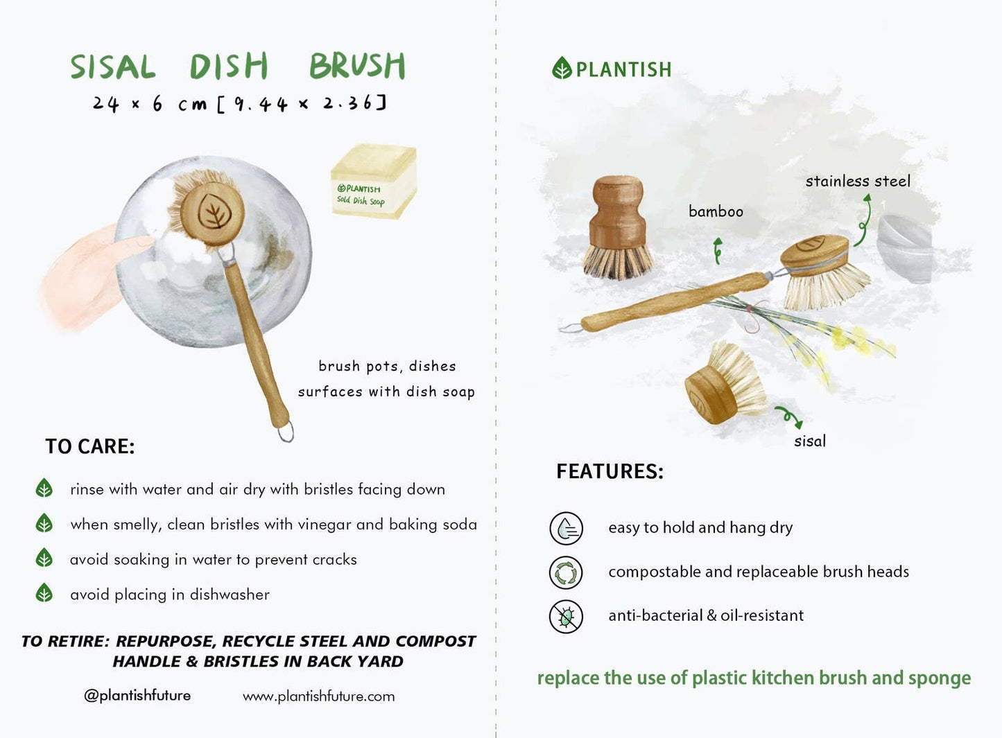 Sustainable Dish Brush