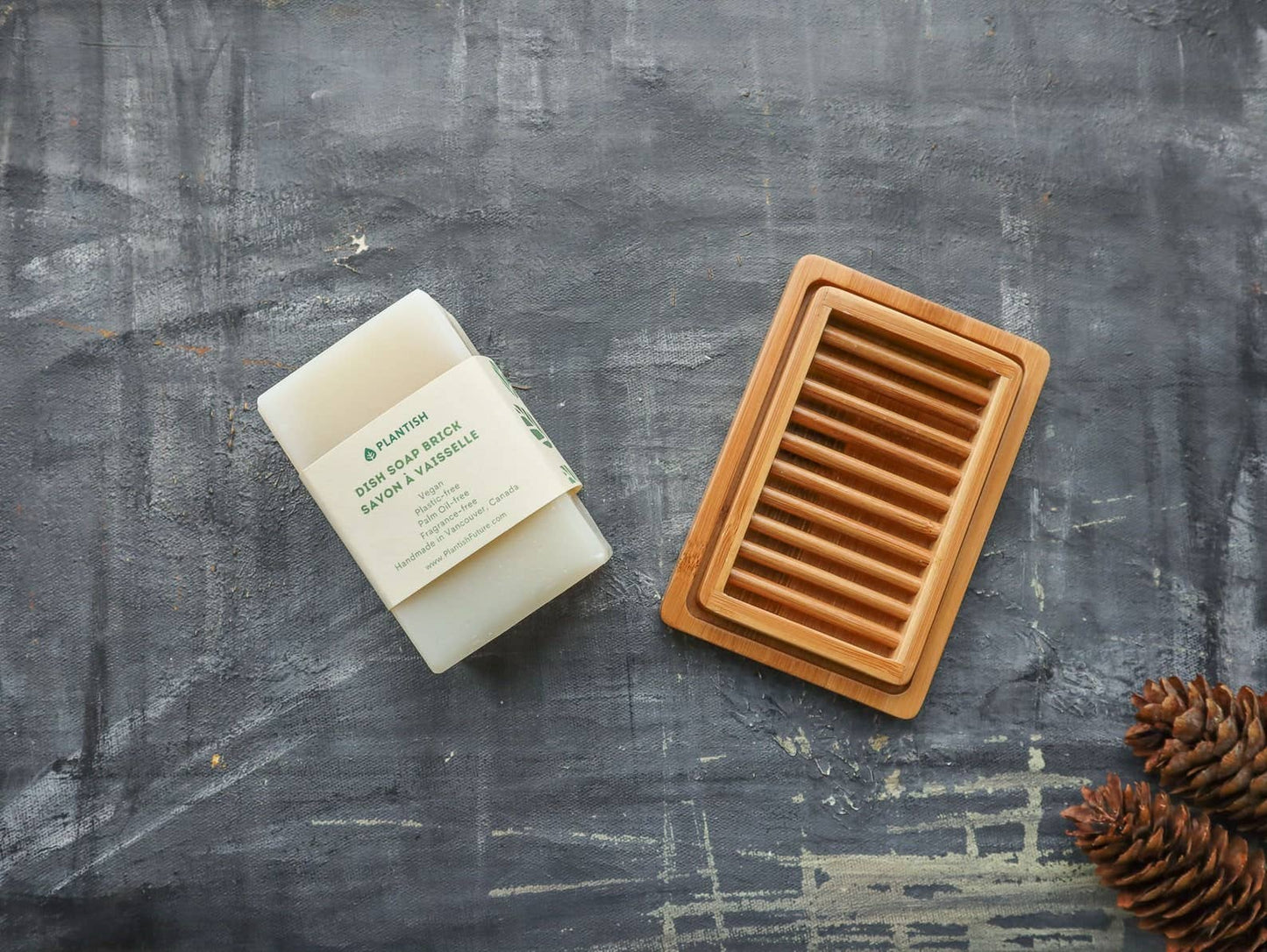 Bamboo Soap Dish (dual-layer)