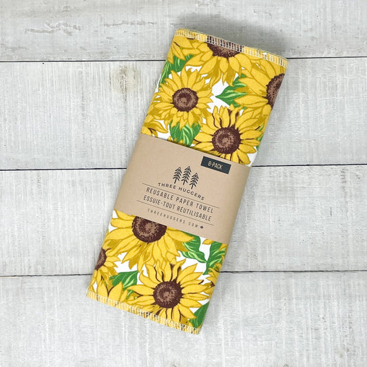 Reusable Paperless Towels - Sunflowers